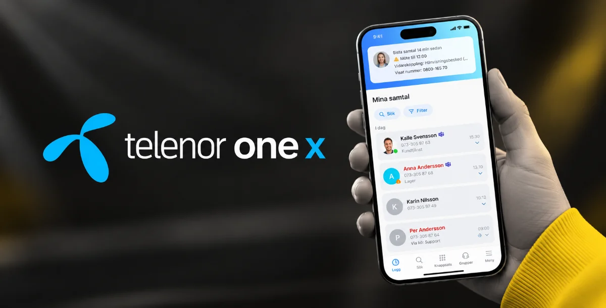 Telenor One X – telefonväxlar för företag från Telenor